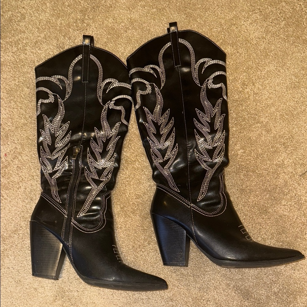 Black Western Boots
